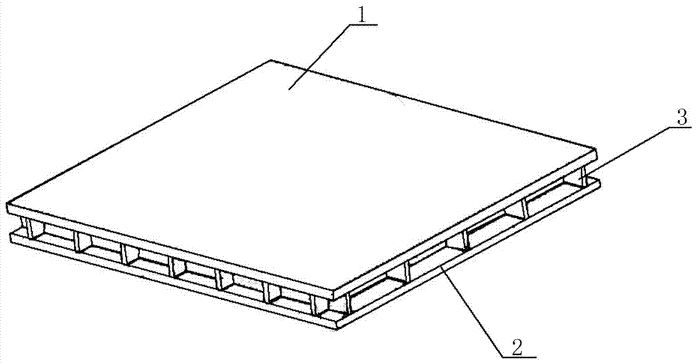 A method for preparing frame-type rafts or foundations using composite materials