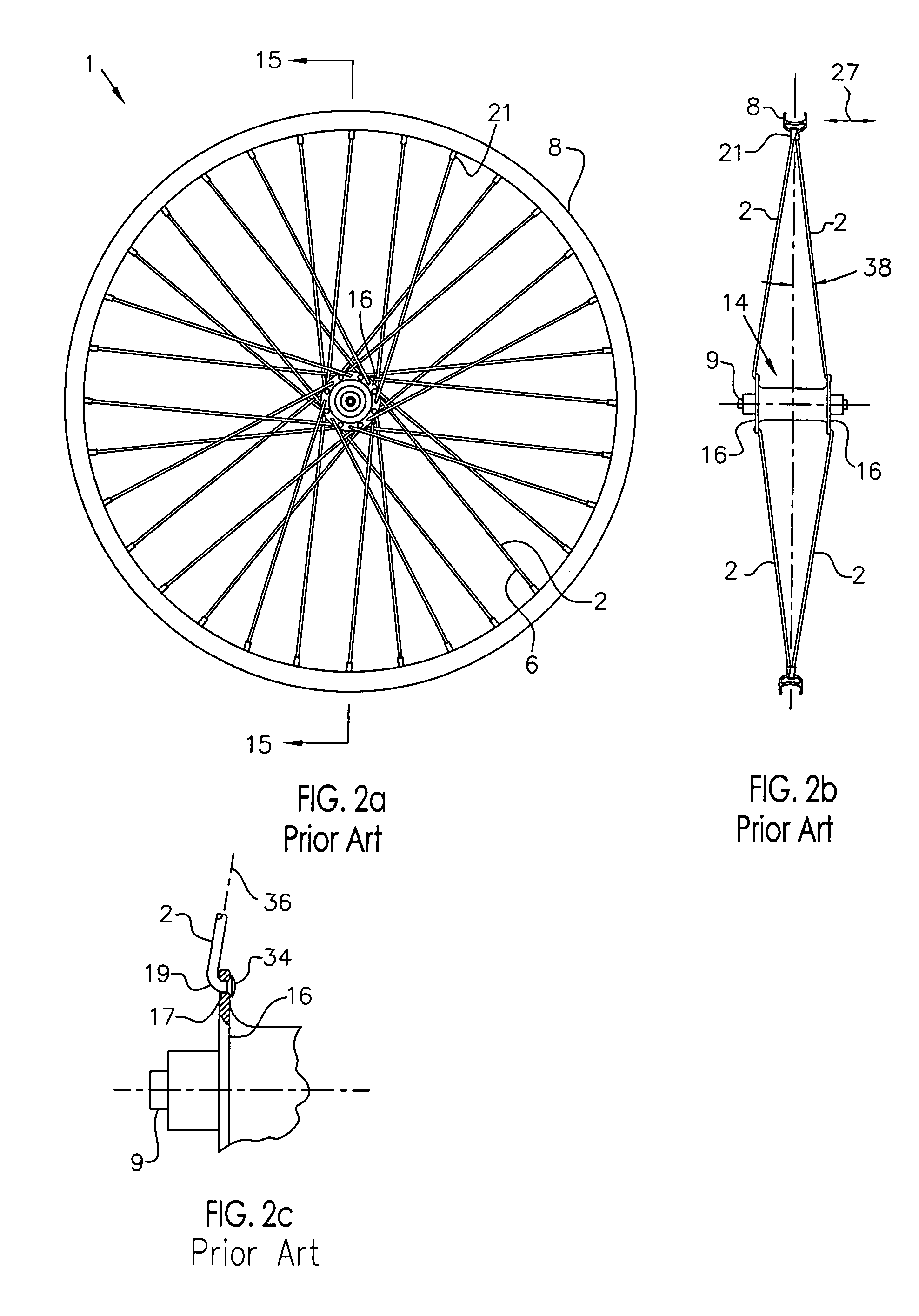 Connecting system for tensile elements such as spokes