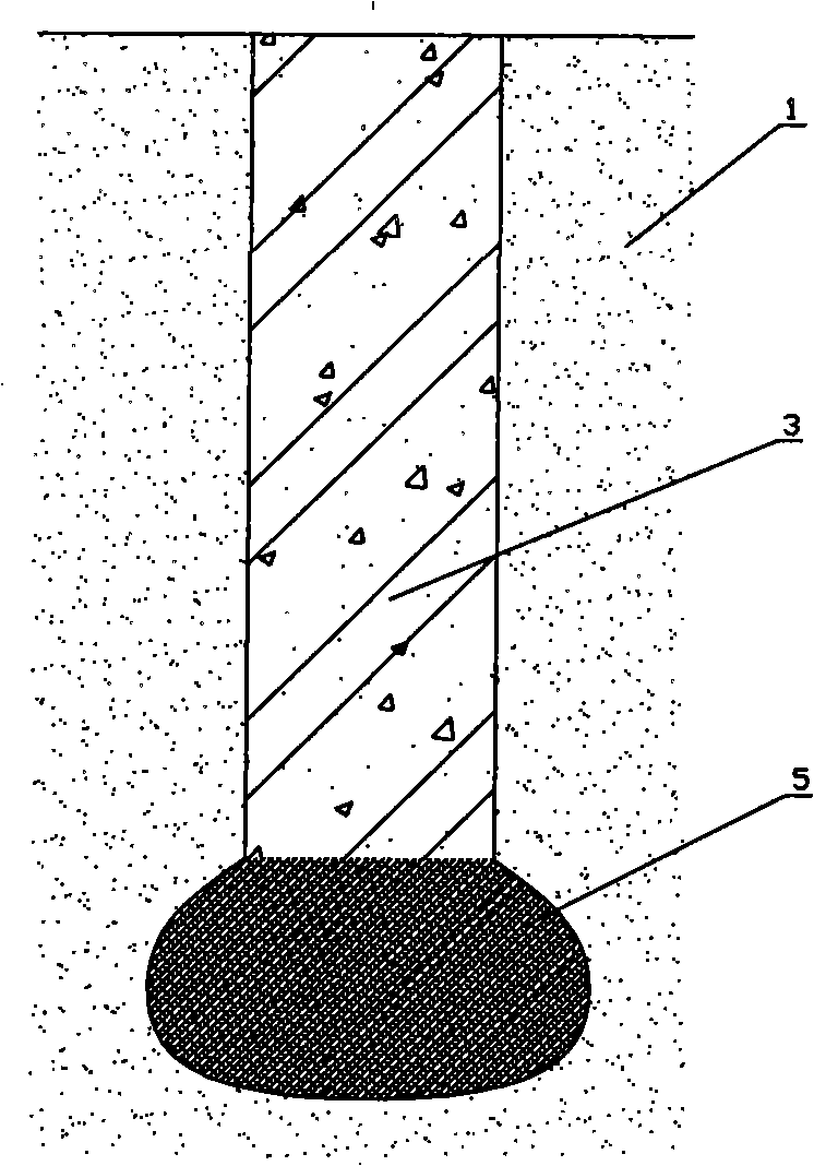 Concrete and induration formed composite type pile and its manufacture method