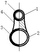 Preparing method of fishing pole guide hole