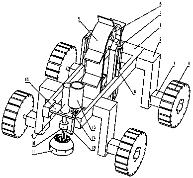 Garden plant fertilizer applying robot