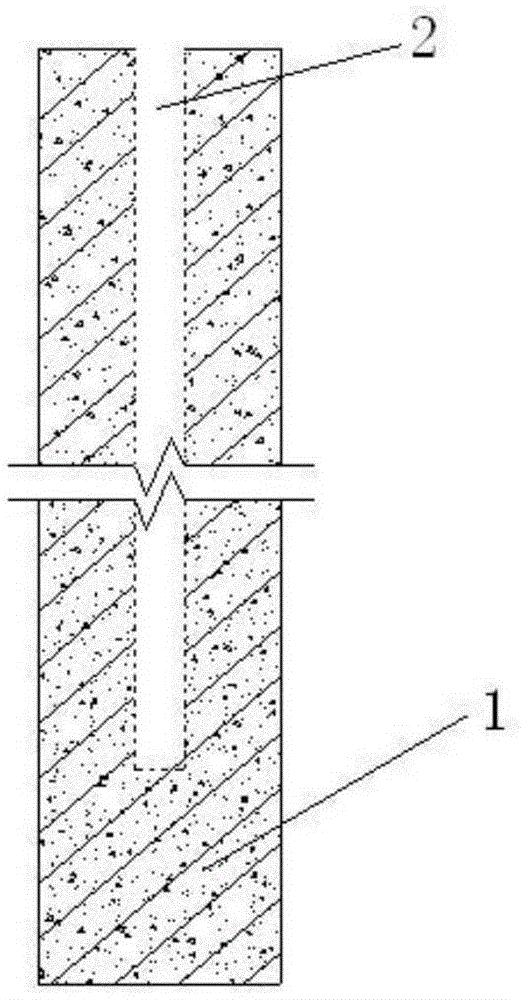 Reinforced concrete pile structure resisting seawater corrosion