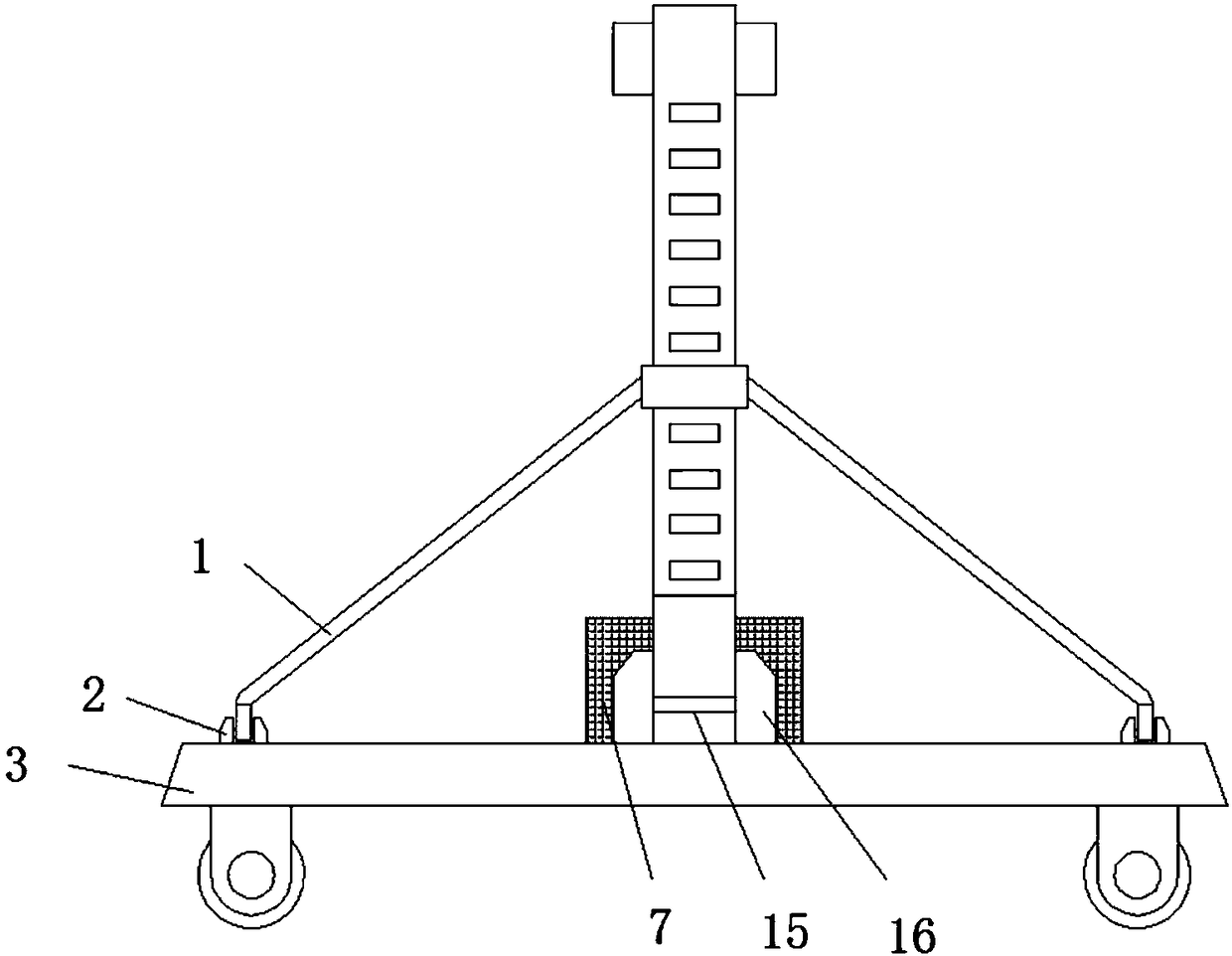 Cement conveying device for building construction outer wall plastering