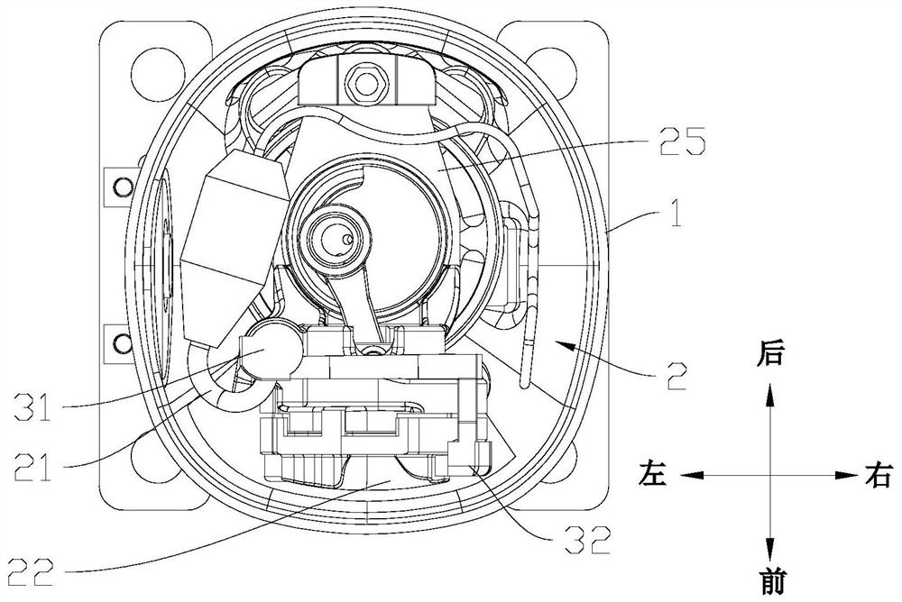 Compressor anti-collision structure, compressor and temperature adjustment equipment