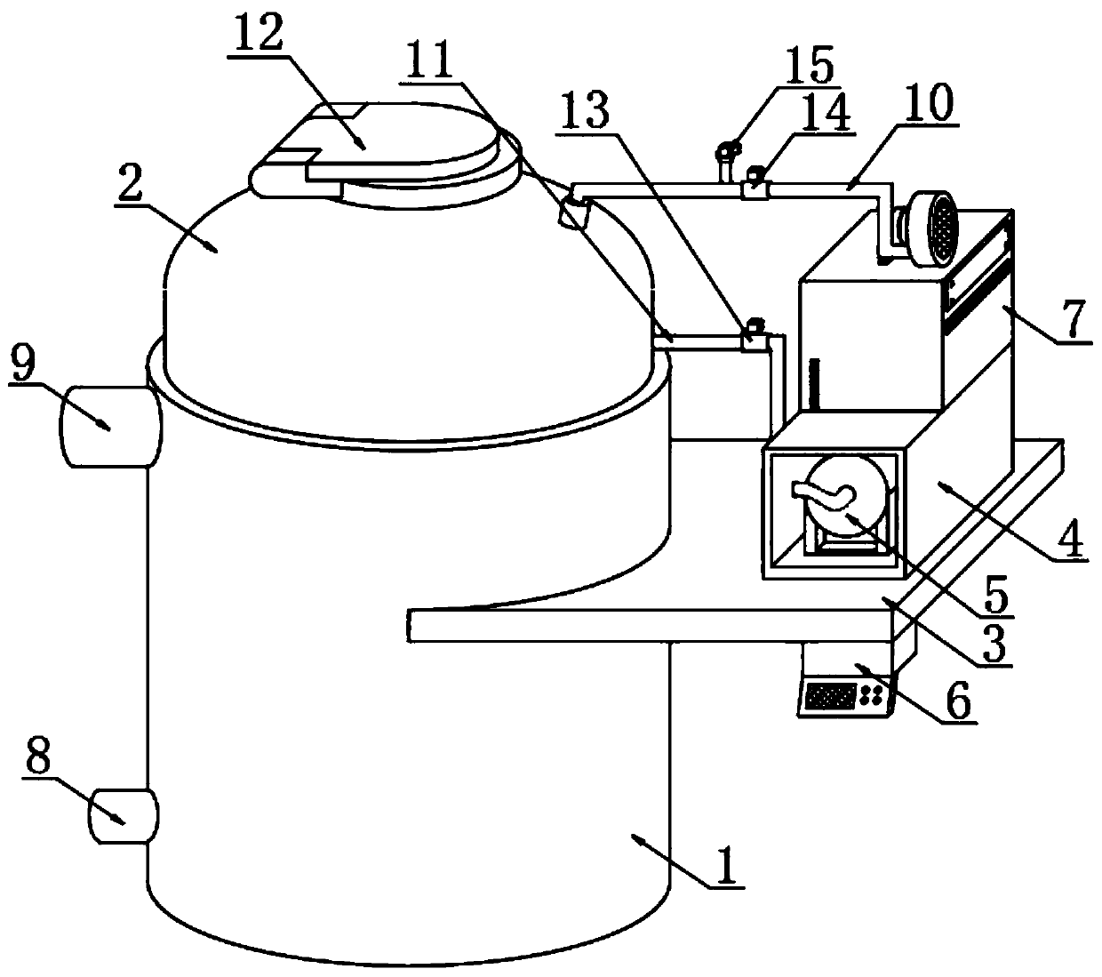 Multi-stage leakage-proof refining system based on gas protection