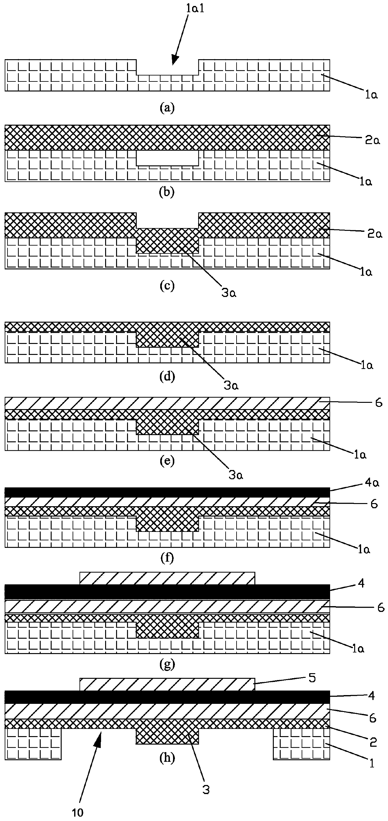 Piezoelectric ultrasonic transducer and its preparation method