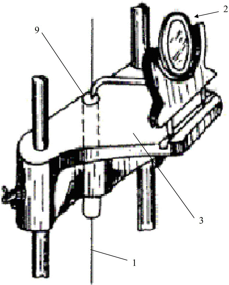 Measuring method of resistance of wire to be measured in Young's modulus measuring instrument