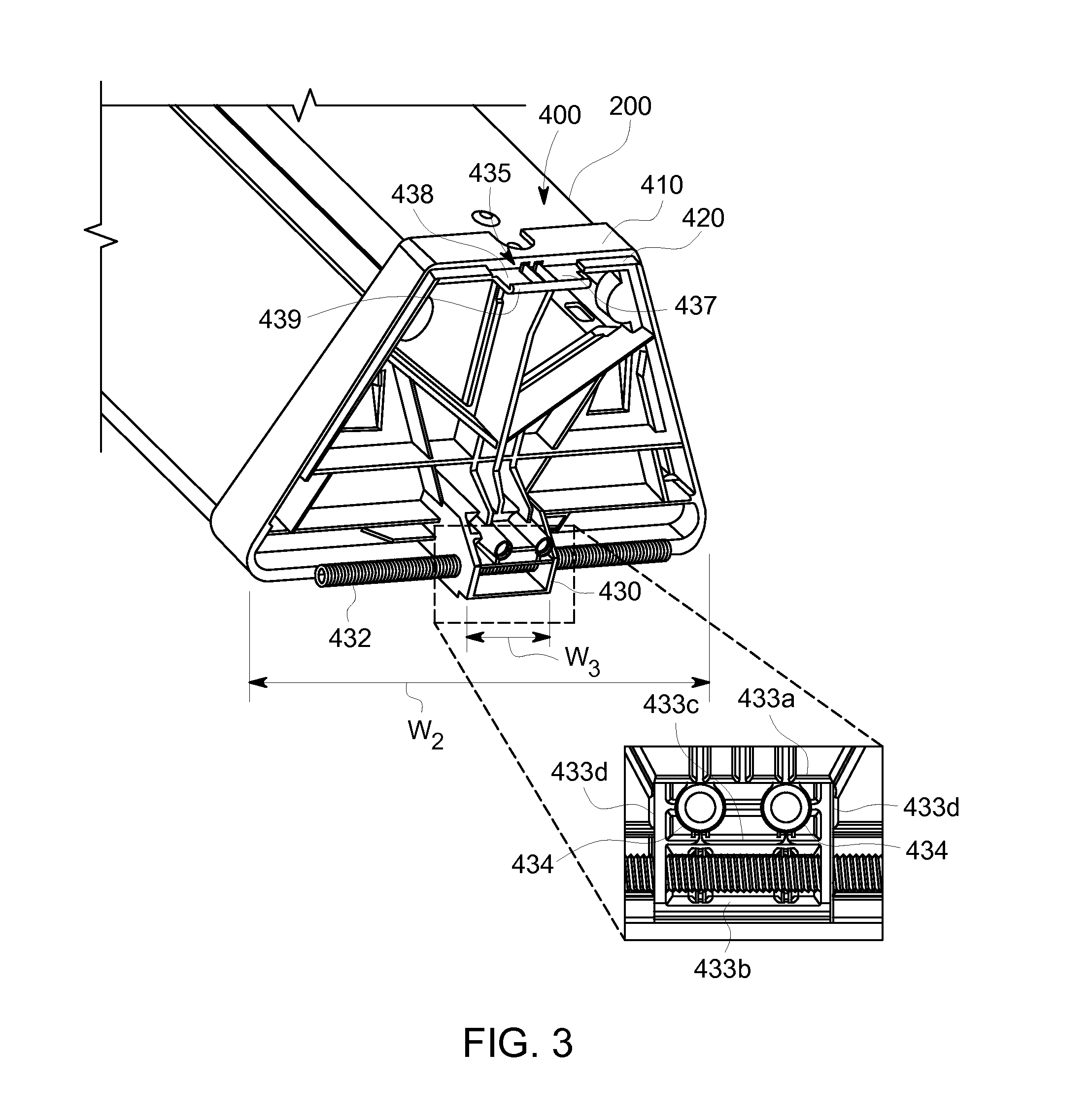 Connector assembly for mounting lighting fixture