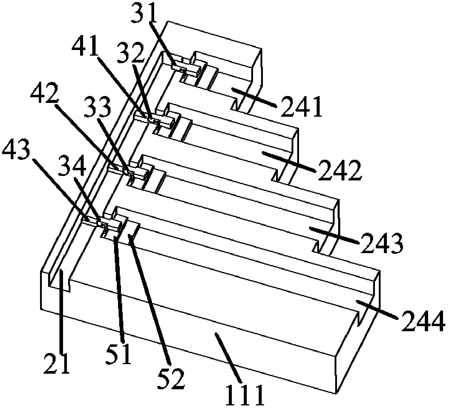 Broadband Operating Waveguide Traveling Wave Power Synthesizing Amplifier