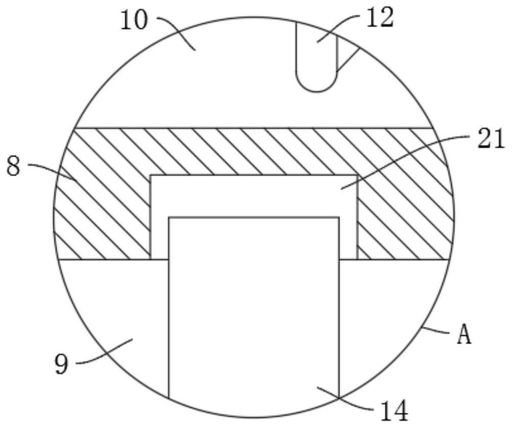 Thread trimming device on sewing machine and operation method of thread trimming device