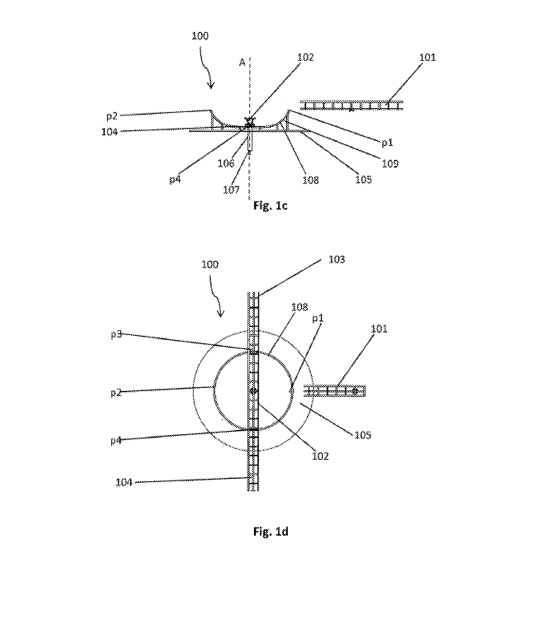 Device for Changing the Direction of Travel of a Rail-Bound Vehicle, Rail-Bound Ride Having Such a Device, and Method for Operating Such a Device