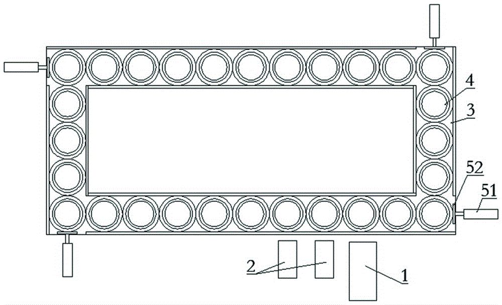 Super-hard grinding wheel production line and conveying device thereof