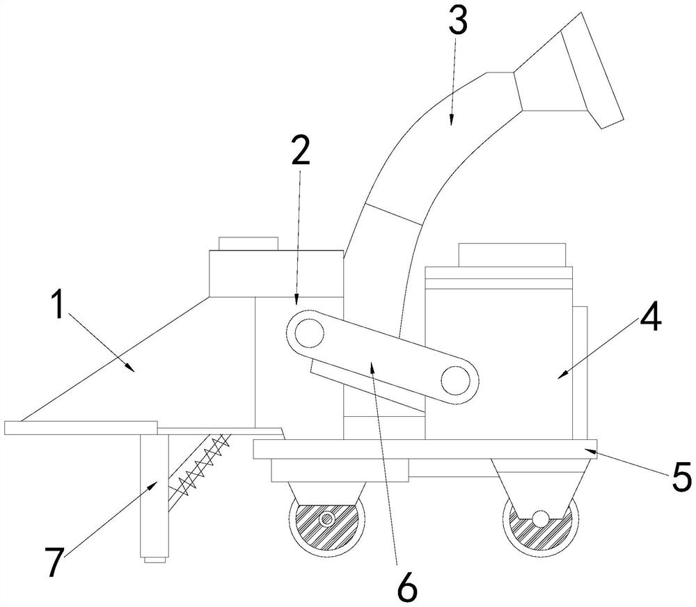 Branch and leaf crusher for gardens