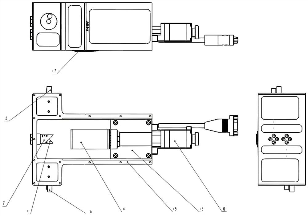 Terahertz time-domain spectrum probe device for biomedical imaging and time-domain spectrometer