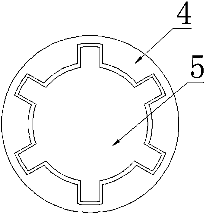 Ore crushing and dust collection device