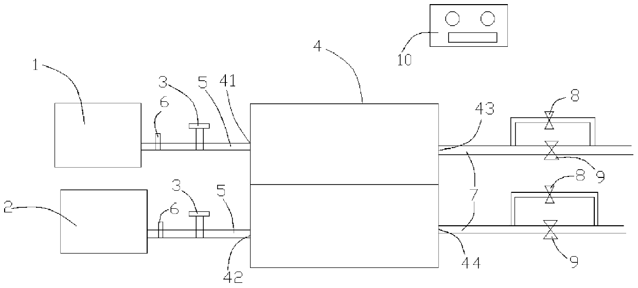 Fuel cell stack test board and back pressure control method thereof