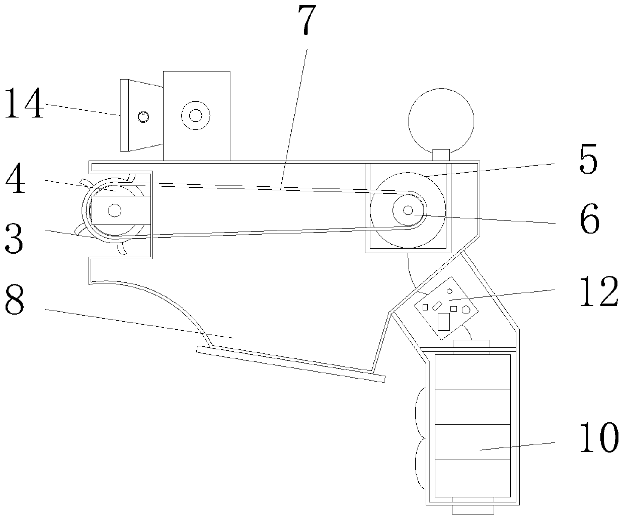 Novel light automatic cotton picker