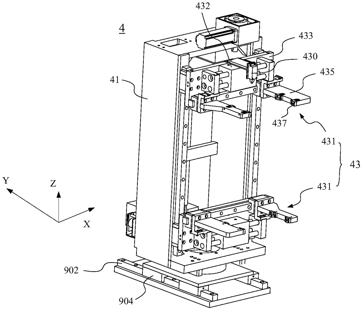 Silicon rod squaring equipment, silicon rod squaring method and flaw piece unloading device