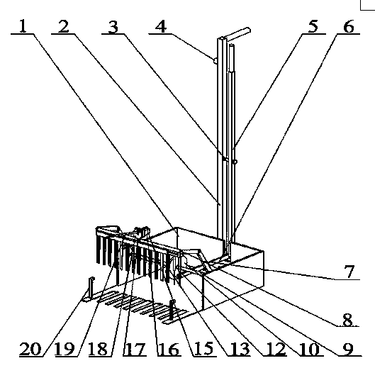 Device and method for picking ridge planting strawberries in greenhouse