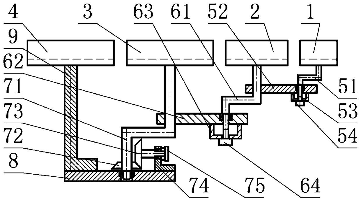 Non-primary stress bending robot of special-shaped bus bar