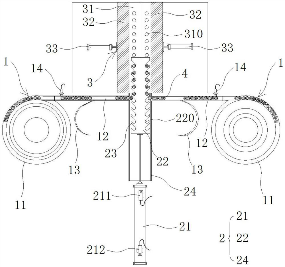 Material arrangement mechanism of packaging machine
