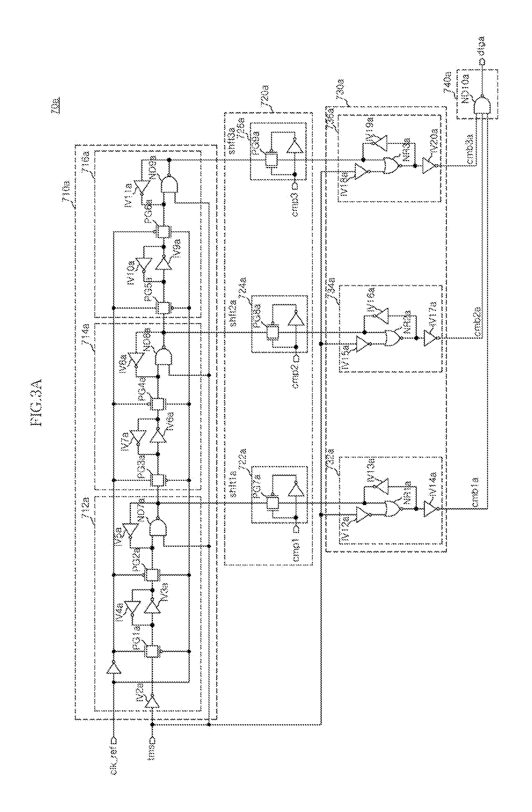 Clock test apparatus and method for semiconductor integrated circuit