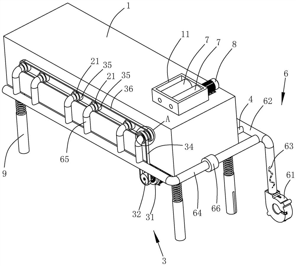 Cotton opener for bedding production line