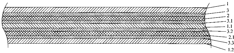 Processing method of fire resistant mica tape and structure