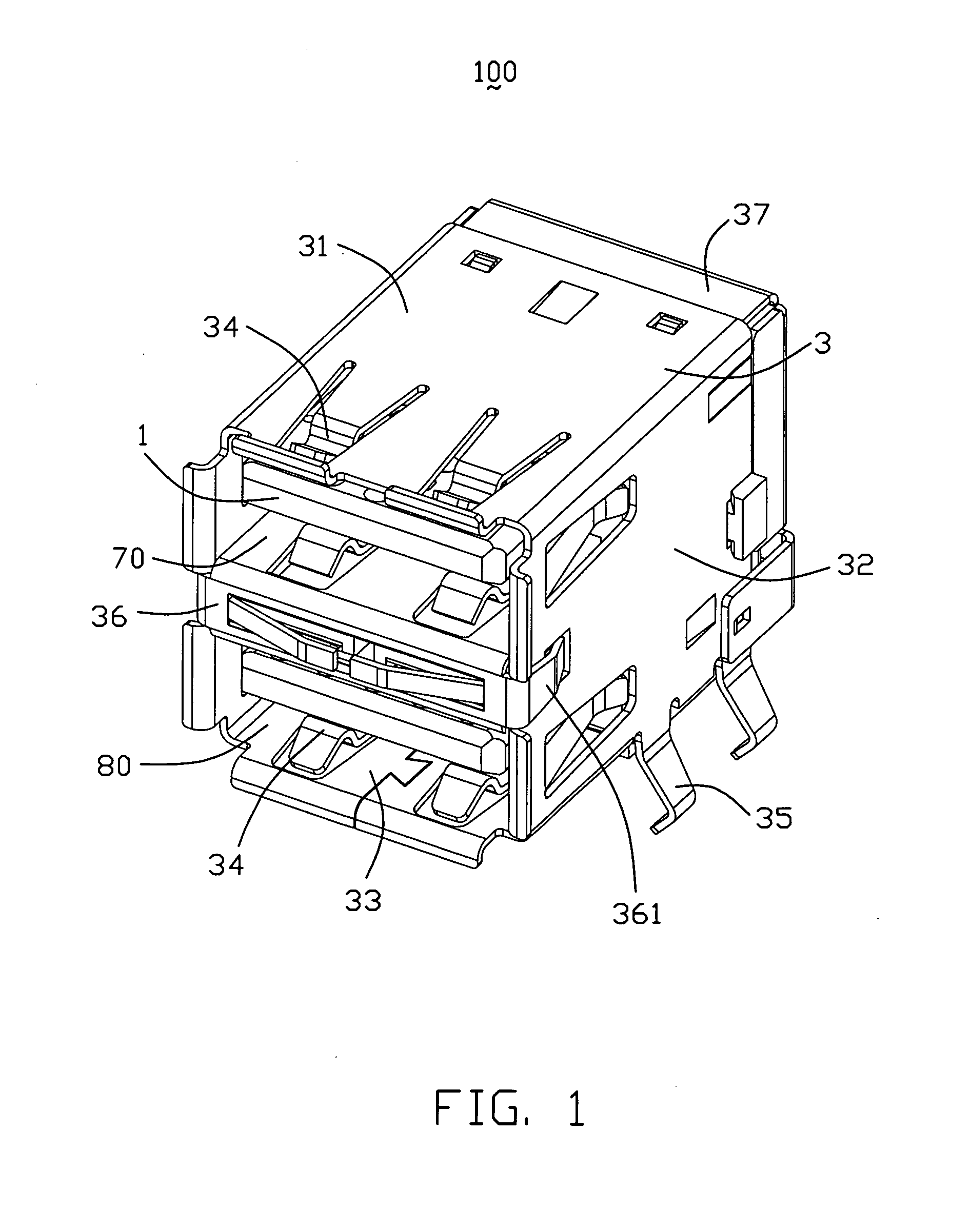 Electrical connector with improved ground piece