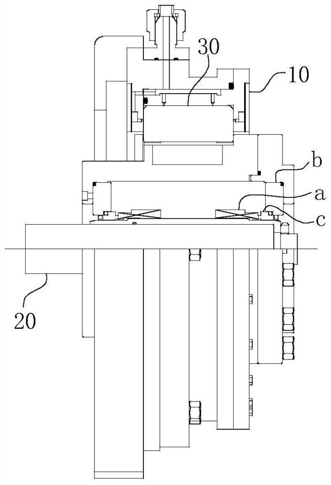 Dynamic seal contact surface friction rotating torque measuring device