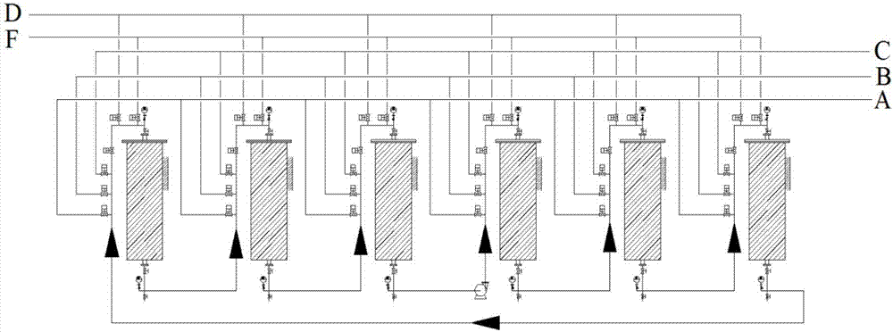 Process method for separating and purifying cresol mixed isomers