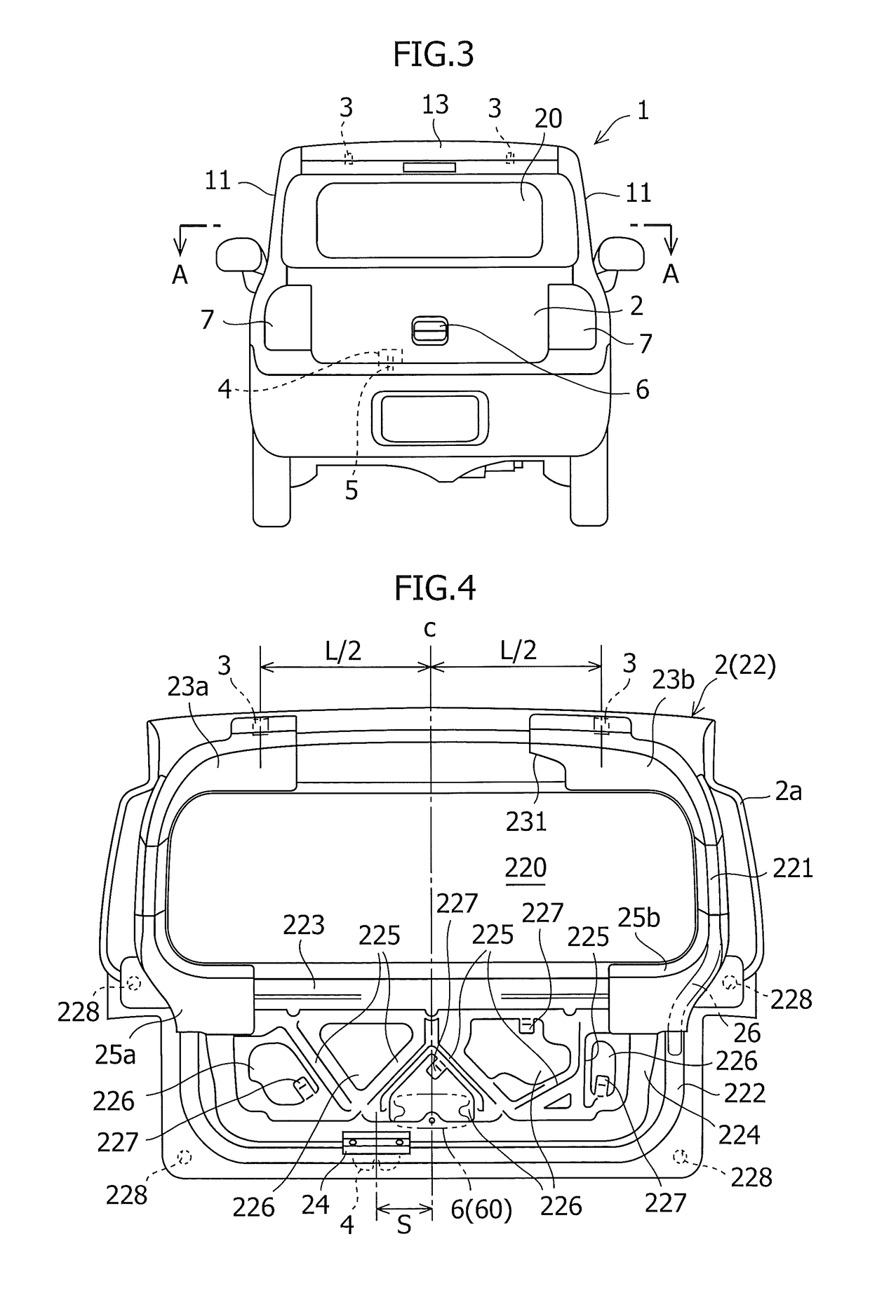 Vehicle body rear structure