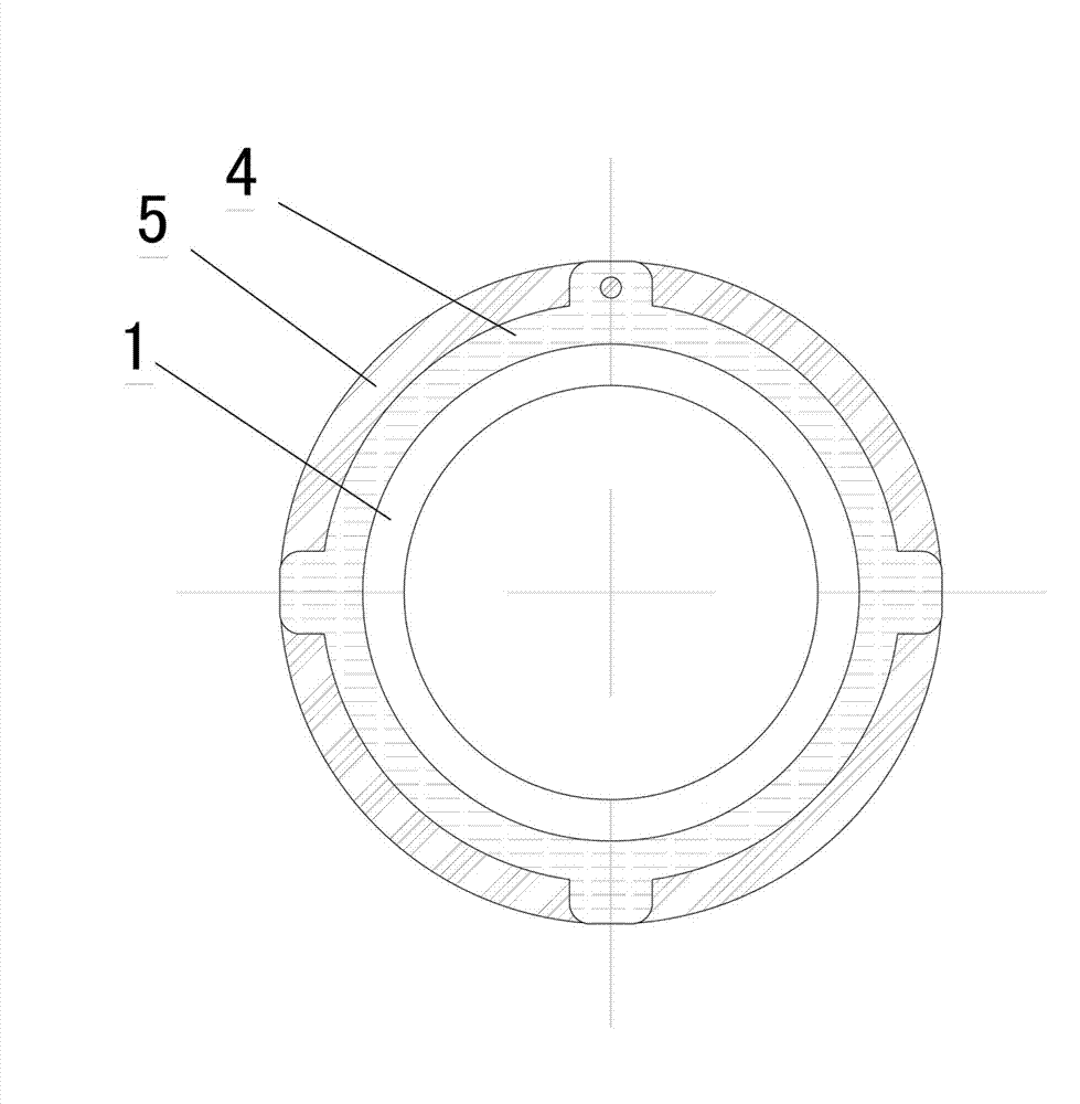 High hydrostatic pressure-resistant small piezoelectric hydrophone and manufacturing method thereof