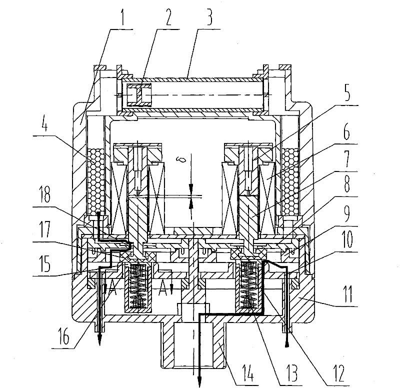 Electronic pulsator with low power consumption