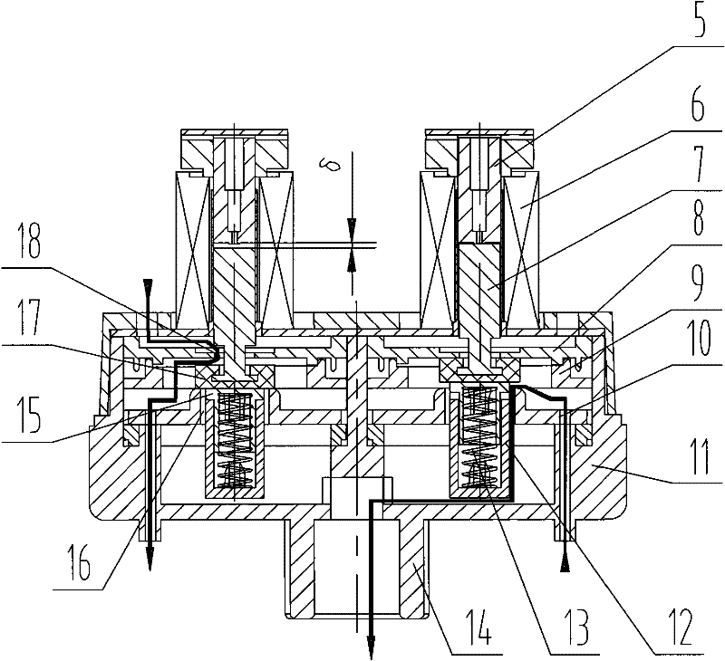 Electronic pulsator with low power consumption