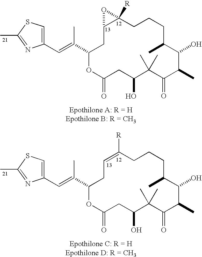 Method of preparation of 21-amino epothilone derivatives