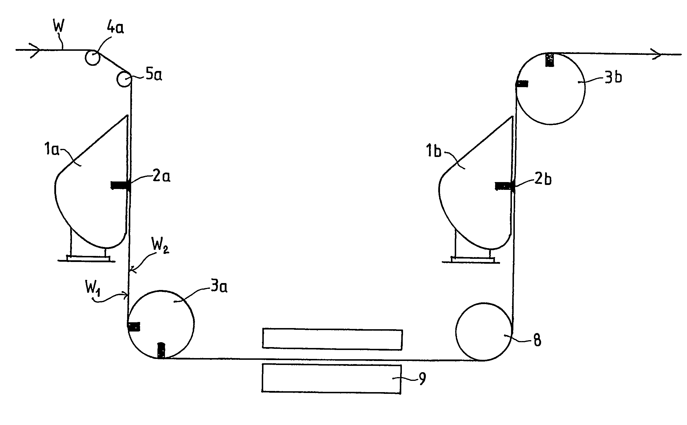 Method and apparatus in the surface sizing of a paper or board web