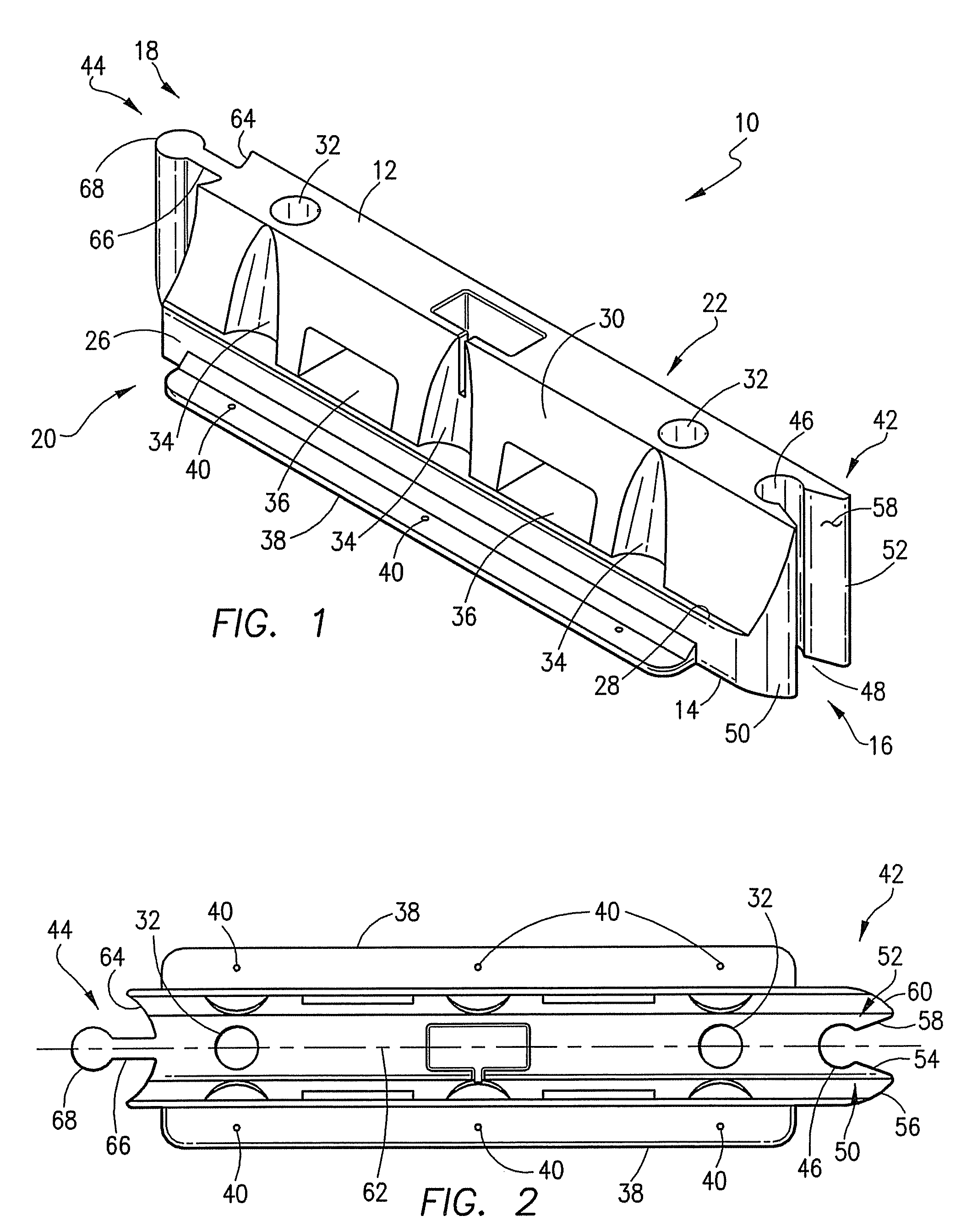 End connector for barrier devices