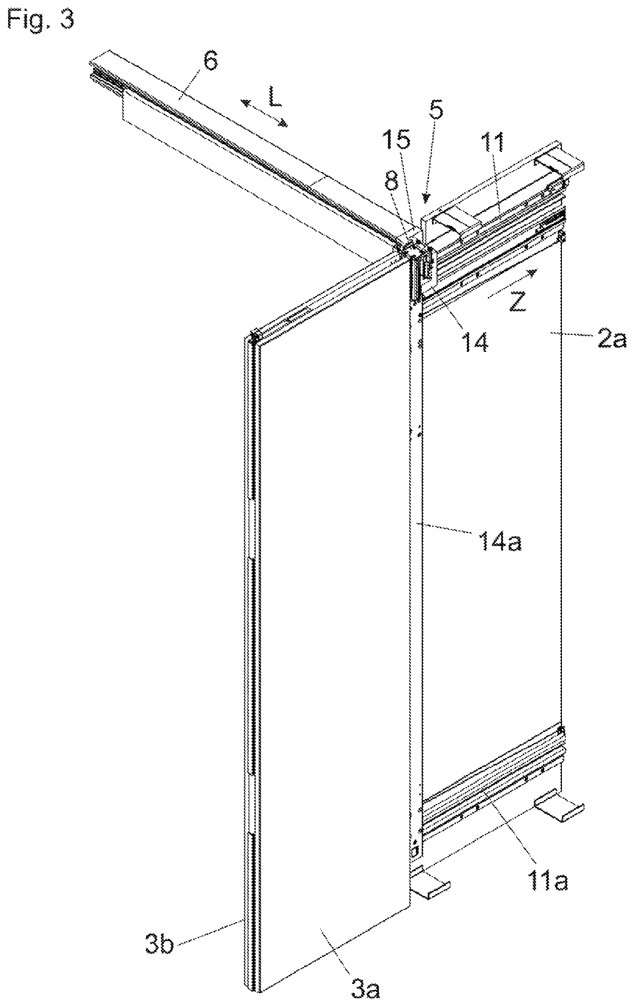 Guide system for guiding a door leaf