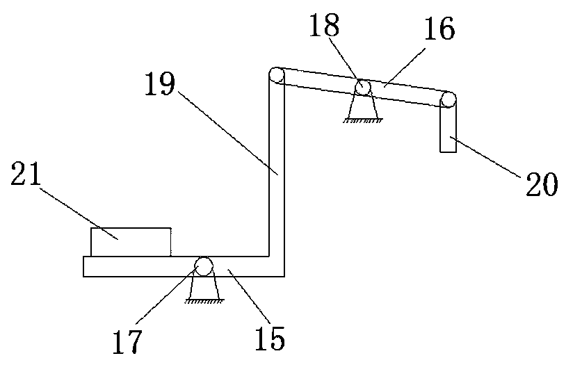 A coal mine transportation gear device