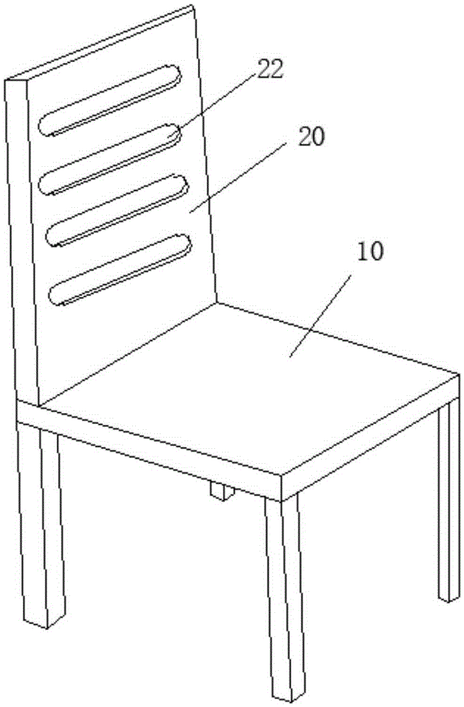 Chair for moxa-moxibustion