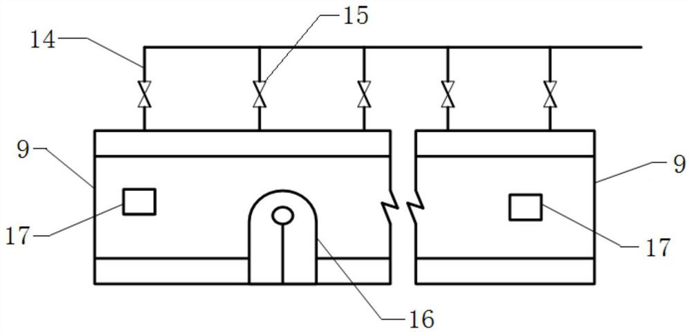 Side wall flue gas circulation system of sintering machine