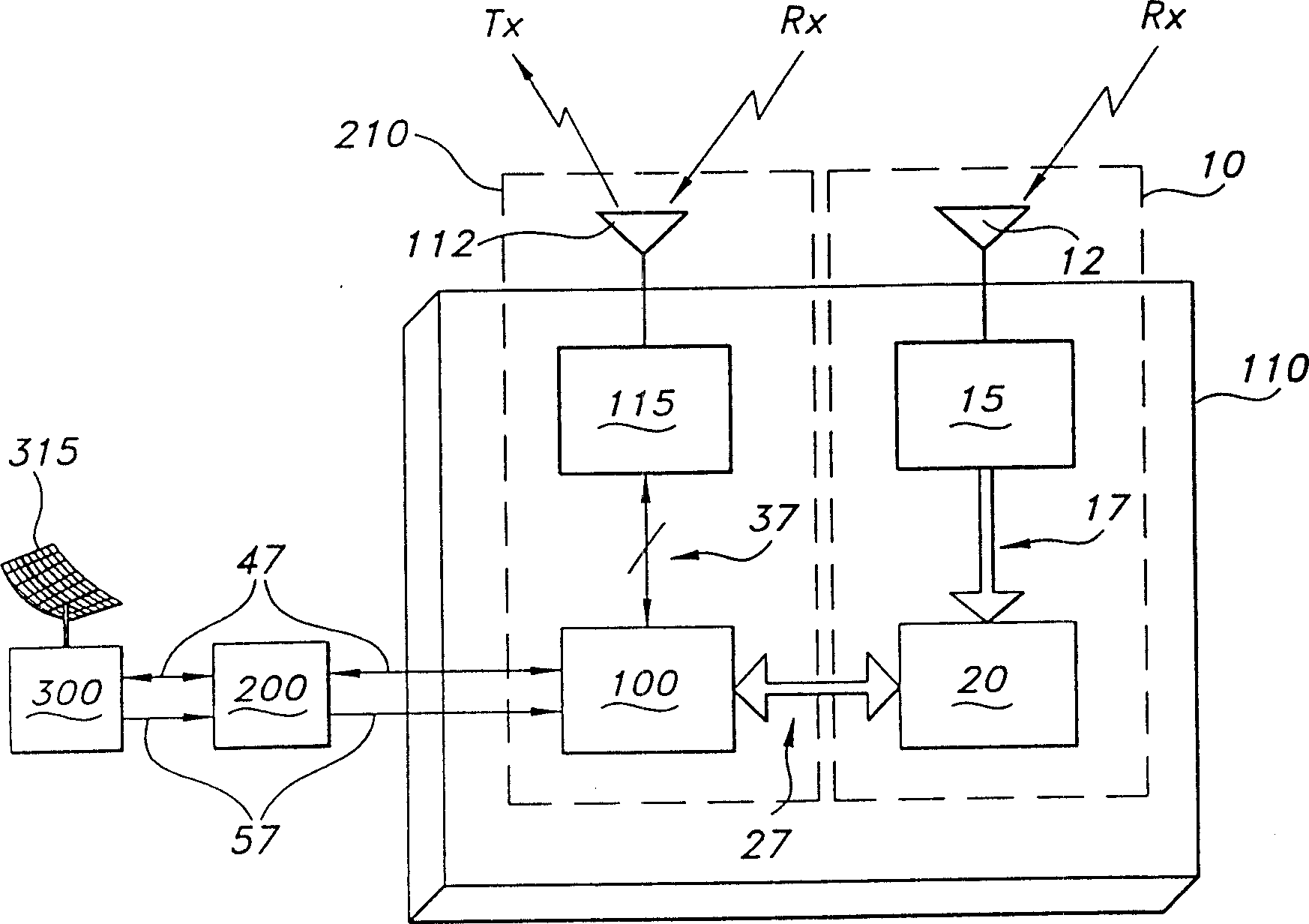 Integrated data links in a surveillance receiver