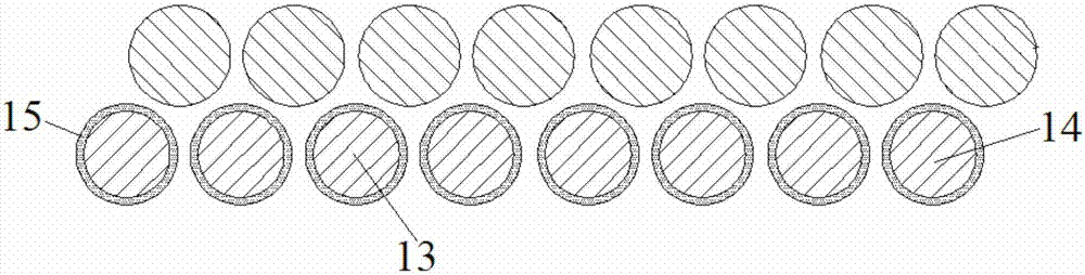 Bending-resistant flexible data transmission cable