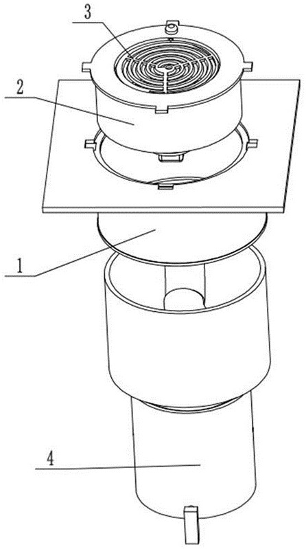 An anti-clogging and anti-odor floor drain