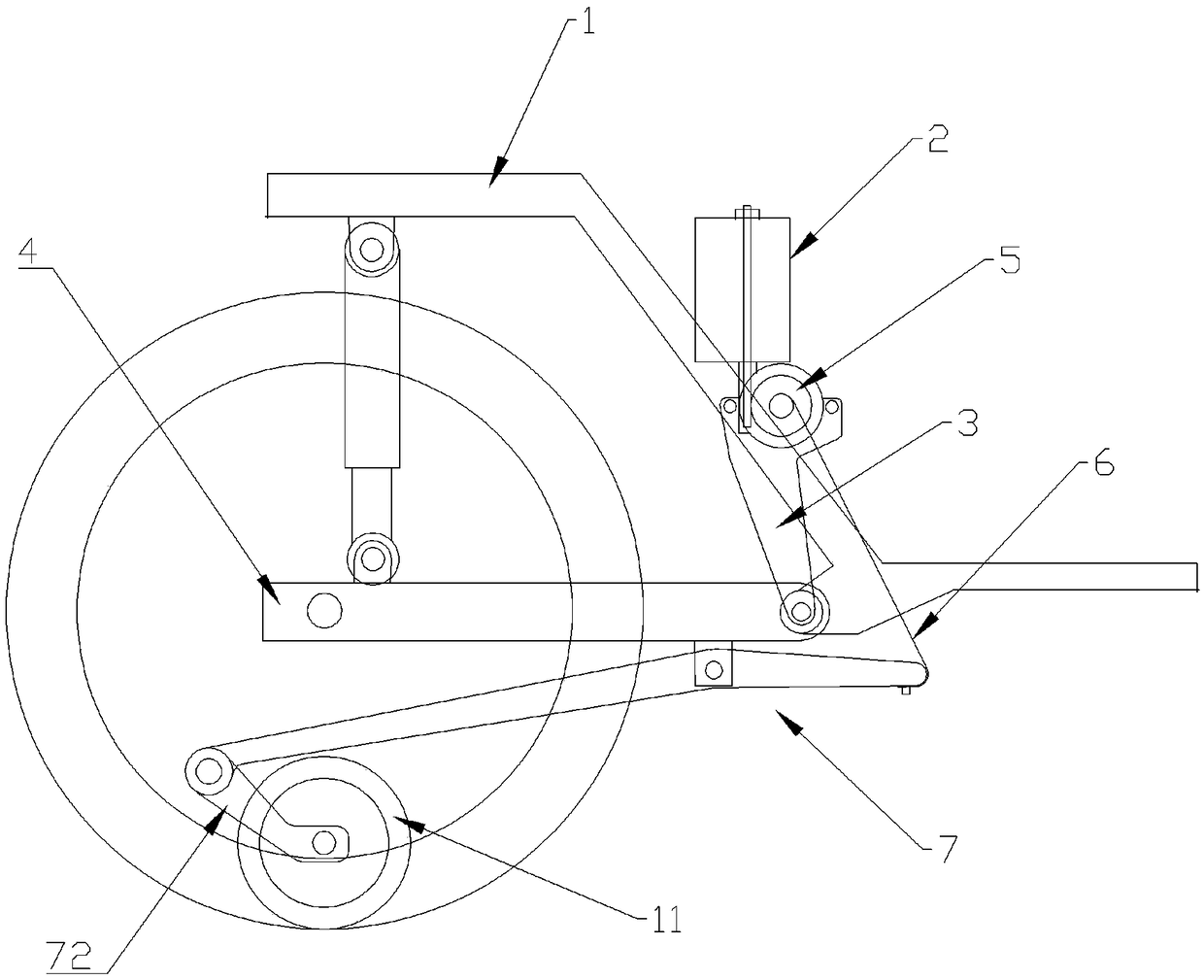 Automatic lifting safety auxiliary wheel for two-wheel electric vehicle and motorcycle and control method of automatic lifting safety auxiliary wheel