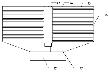 Sunflower seed husking and separating machine