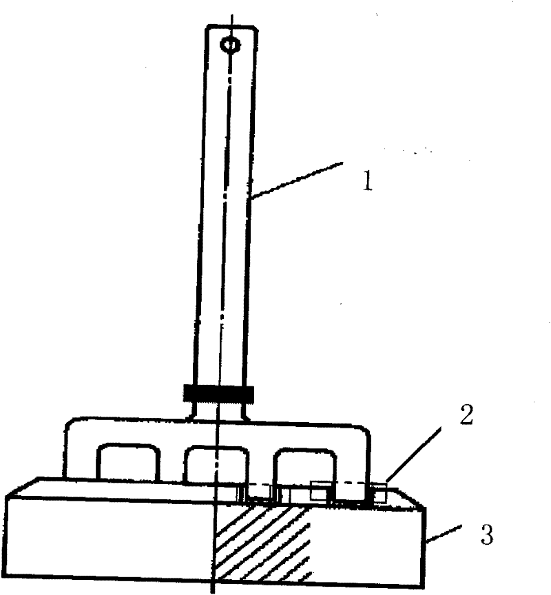 Method for protecting aluminum electrolytic pre-baked anode steel grab