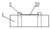 A shielded grounding card card body mold