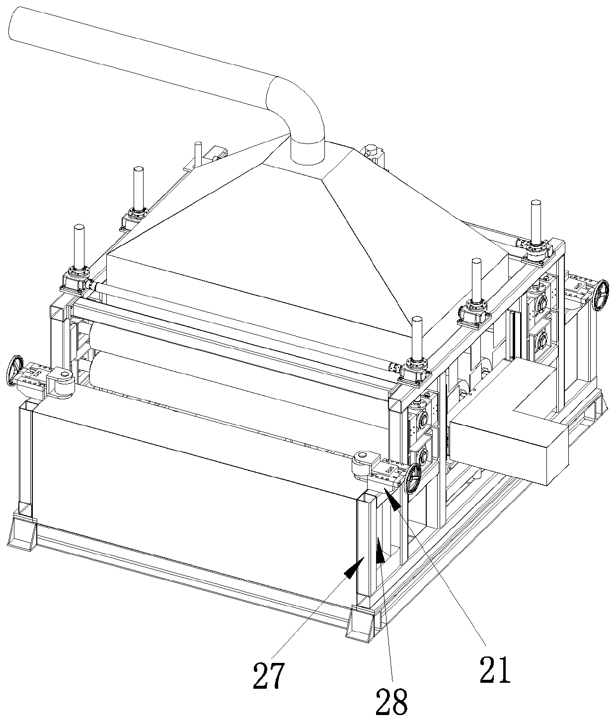 Intelligent steel plate production device